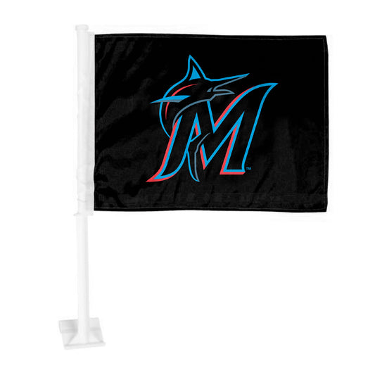 Miami Marlins Flag Car Primary Logo