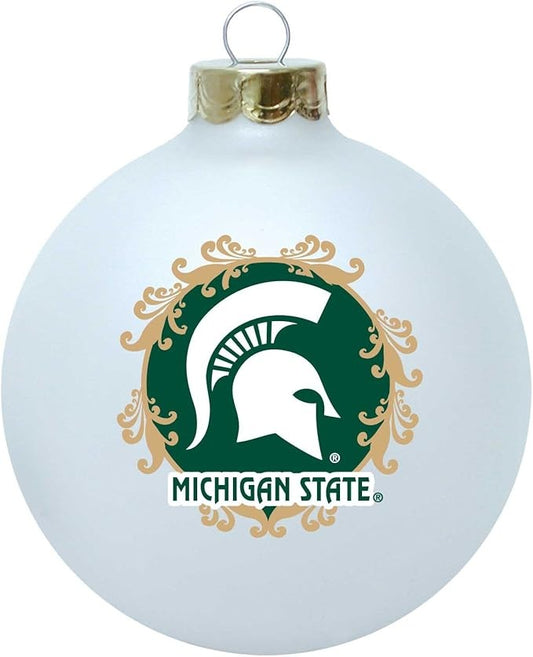 Michigan State Spartans Ornament Large Glass Ball Special Order