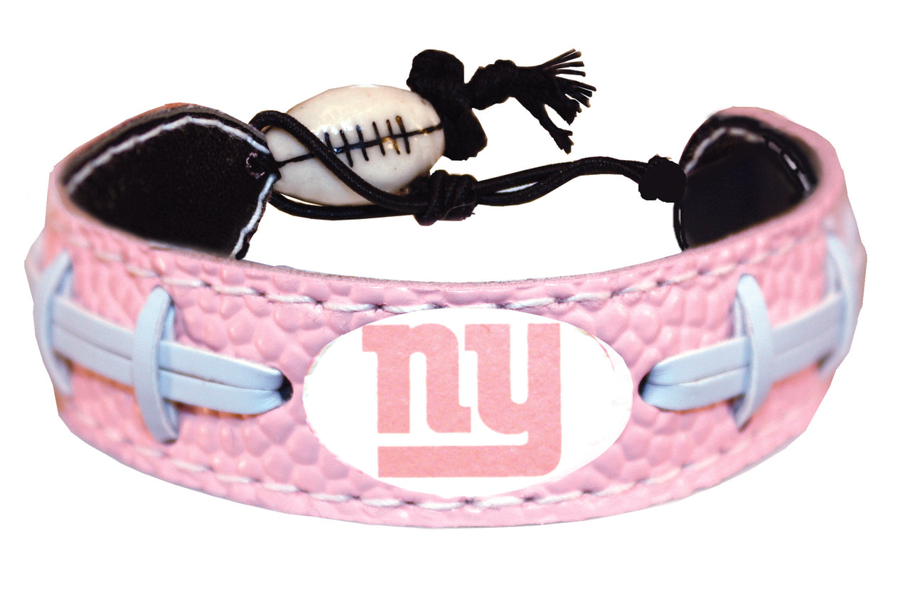 New York Giants Bracelet Pink Football CO
