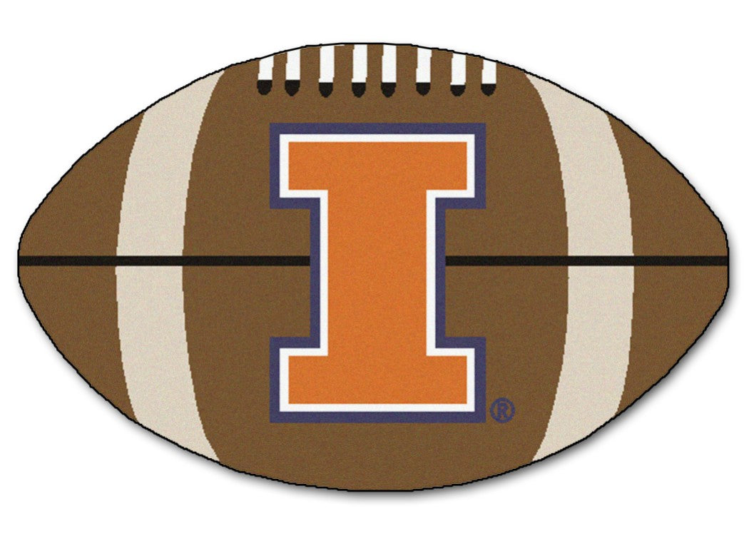 Illinois Fighting Illini Football Mat 22x35 - Special Order