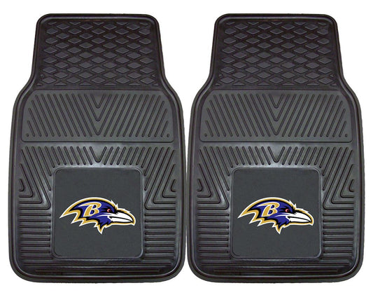 Baltimore Ravens Car Mats Heavy Duty 2 Piece Vinyl