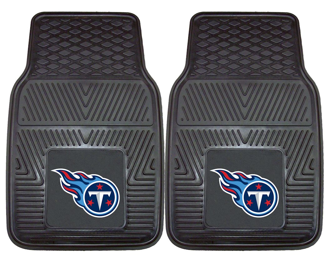 Tennessee Titans Car Mats Heavy Duty 2 Piece Vinyl