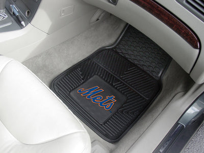 New York Mets Heavy Duty 2-Piece Vinyl Car Mats