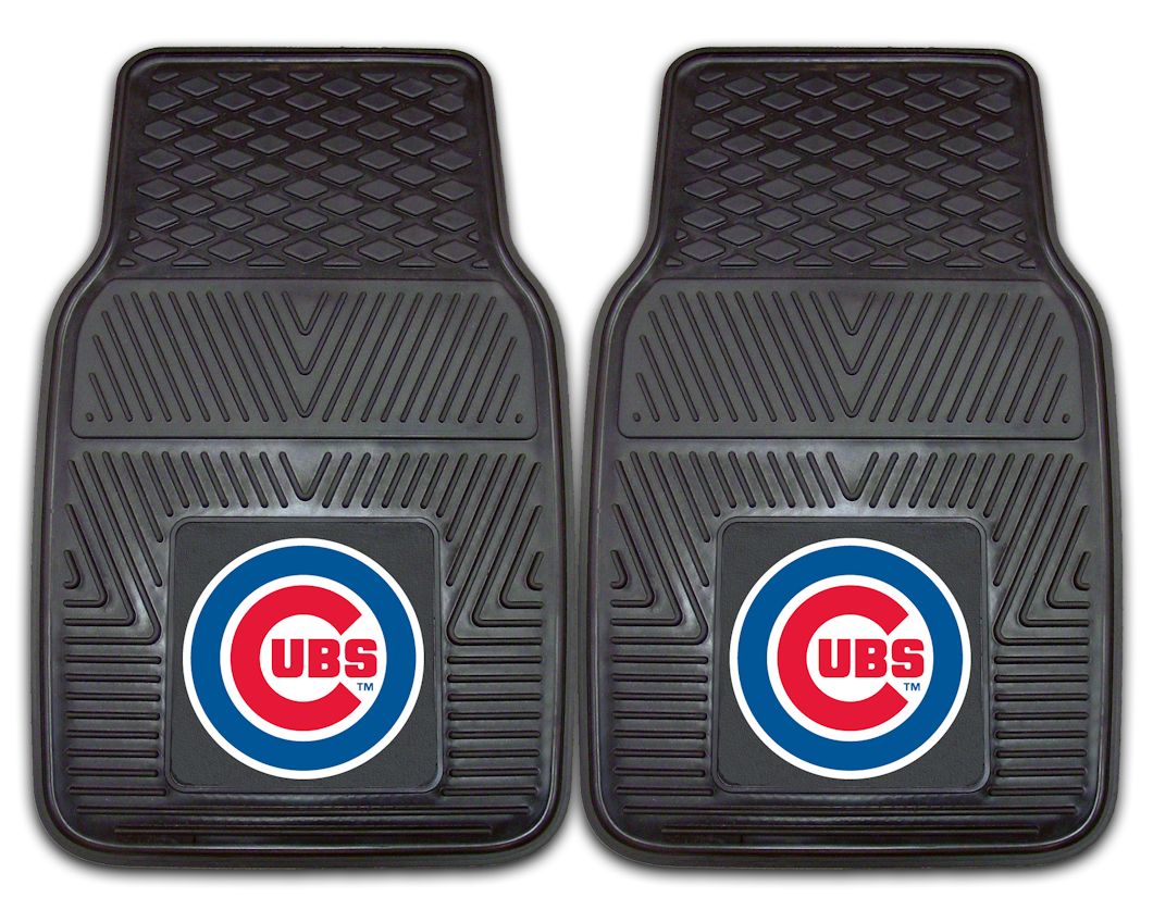 Chicago Cubs Heavy Duty 2-Piece Vinyl Car Mats