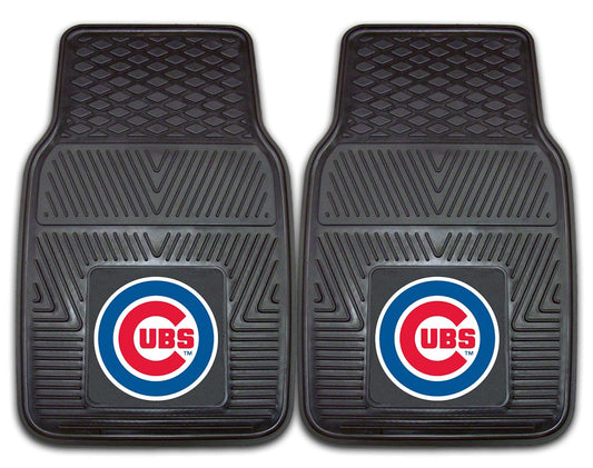 Chicago Cubs Heavy Duty 2-Piece Vinyl Car Mats