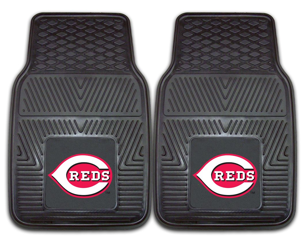 Cincinnati Reds Heavy Duty 2-Piece Vinyl Car Mats - Special Order