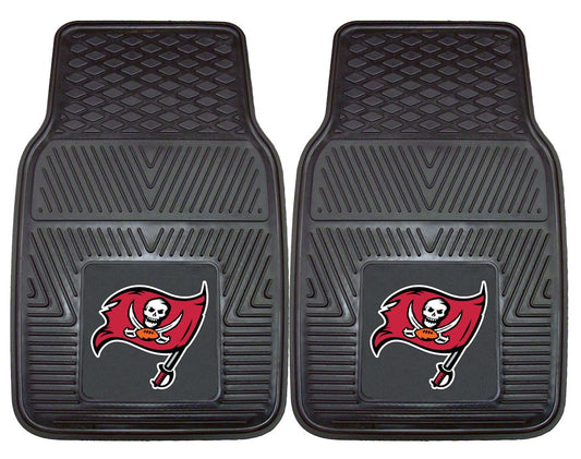 Tampa Bay Buccaneers Car Mats Heavy Duty 2 Piece Vinyl