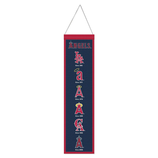 Los Angeles Angels Banner Wool 8x32 Heritage Evolution Design - Special Order