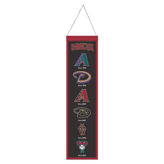Arizona Diamondbacks Banner Wool 8x32 Heritage Evolution Design - Special Order