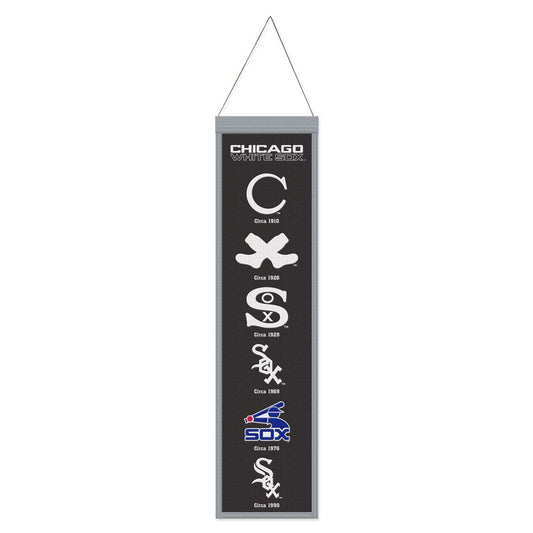 Chicago White Sox Banner Wool 8x32 Heritage Evolution Design - Special Order