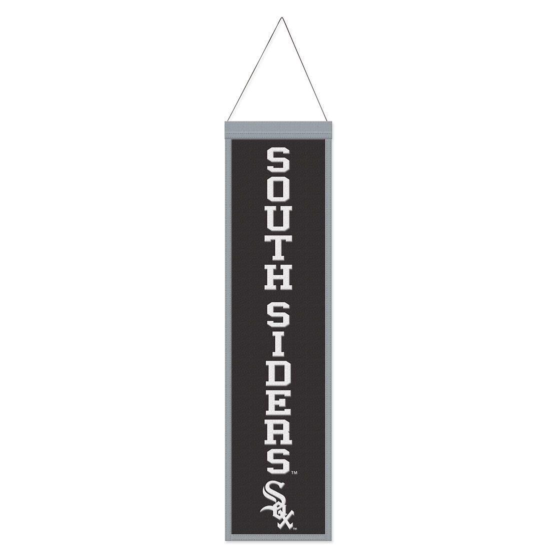 Chicago White Sox Banner Wool 8x32 Heritage Slogan Design
