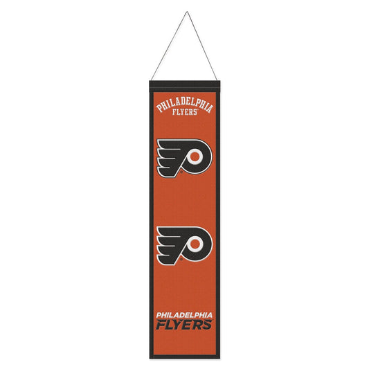 Philadelphia Flyers Banner Wool 8x32 Heritage Evolution Design - Special Order