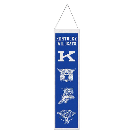 Kentucky Wildcats Banner Wool 8x32 Heritage Evolution Design - Special Order
