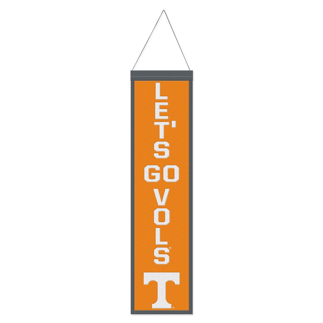 Tennessee Volunteers Banner Wool 8x32 Heritage Slogan Design