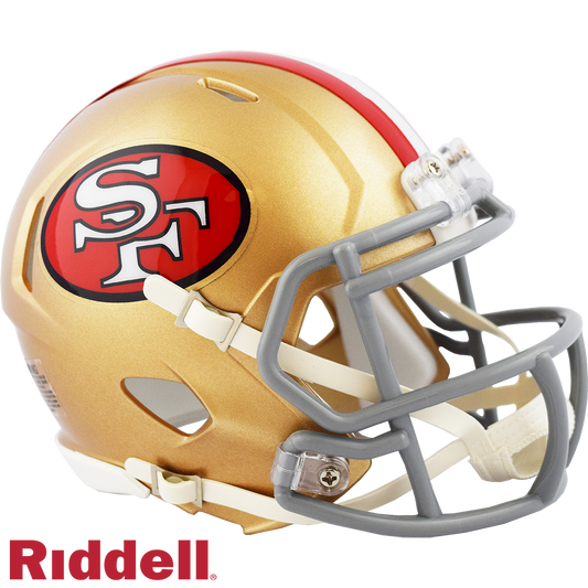 San Francisco 49ers Helmet Riddell Replica Mini Speed Style 1964-1995 T/B Periodic Restock
