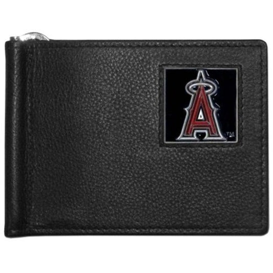 Los Angeles Angels Wallet Leather Billfold Clip Wallet