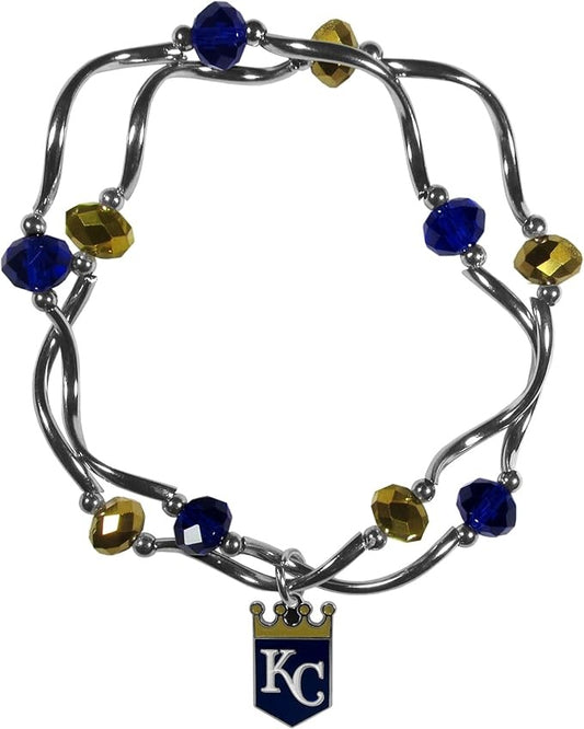 Kansas City Royals Bracelet Colored Bead CO