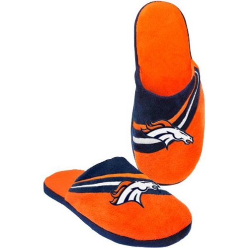 Denver Broncos Slipper - Big Logo Stripe (1 Pair) - S CO