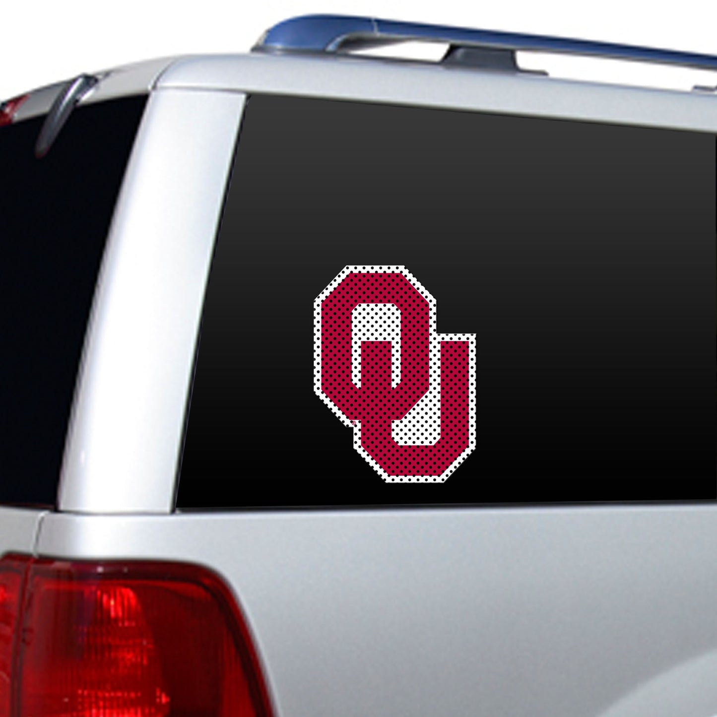 Oklahoma Sooners Window Film 12 Inch Die Cut