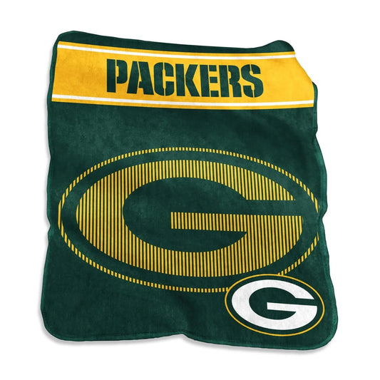 Green Bay Packers Blanket 60x80 Raschel Throw