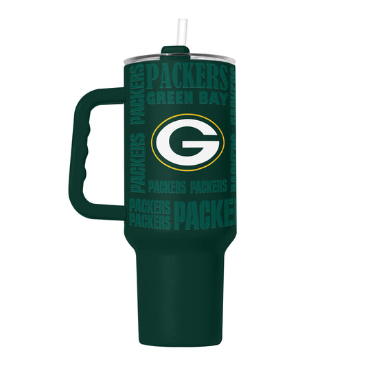 Green Bay Packers Tumbler 40oz Powder Coat Replay