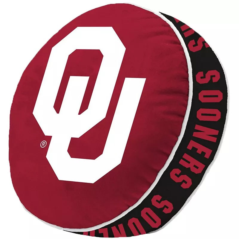Oklahoma Sooners Puff Pillow