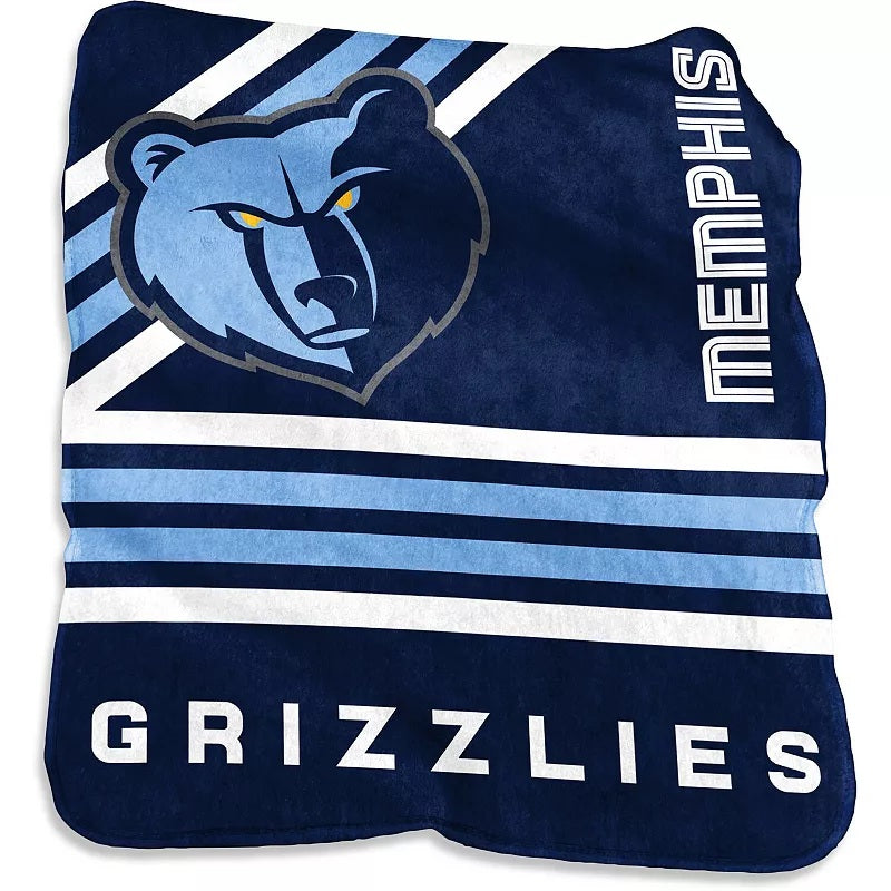 Memphis Grizzlies Blanket 50x60 Raschel Throw