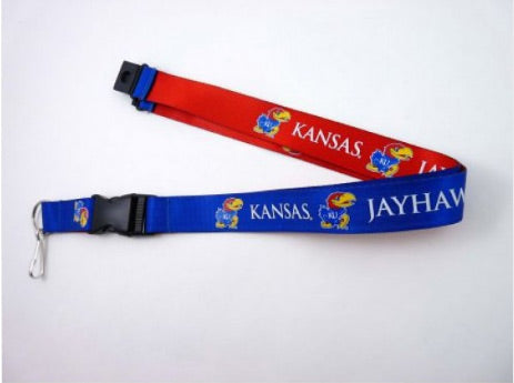 Kansas Jayhawks Lanyard Reversible - Special Order