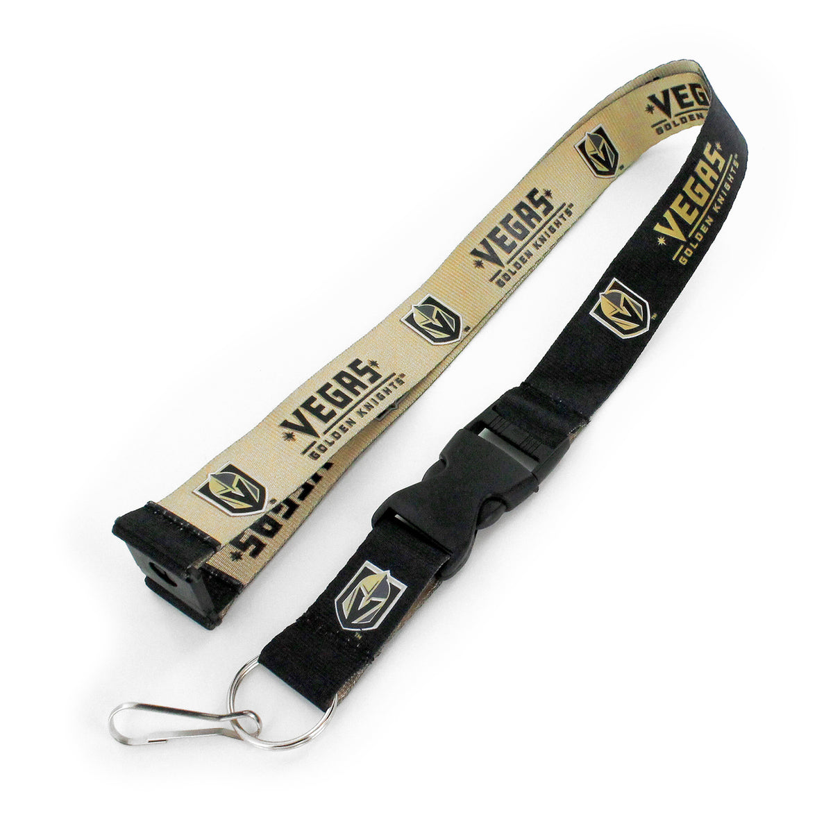 Vegas Golden Knights Lanyard Reversible Black and Gold - Special Order