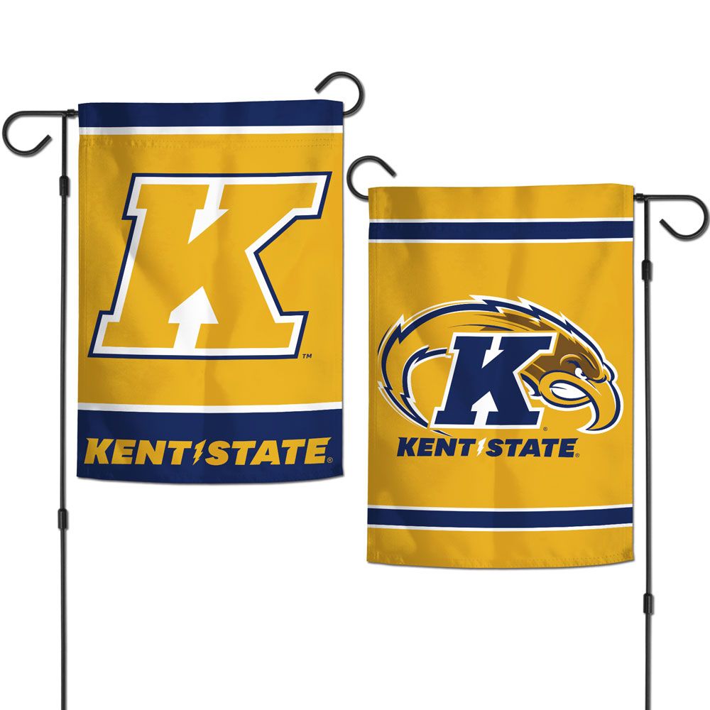 Kent State Golden Flashes Flag 12x18 Garden Style 2 Sided