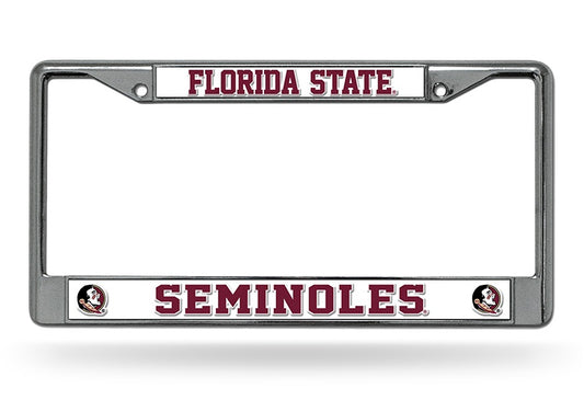 Florida State Seminoles License Plate Frame Chrome