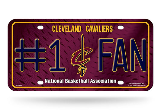 Cleveland Cavaliers License Plate #1 Fan C Logo - Special Order