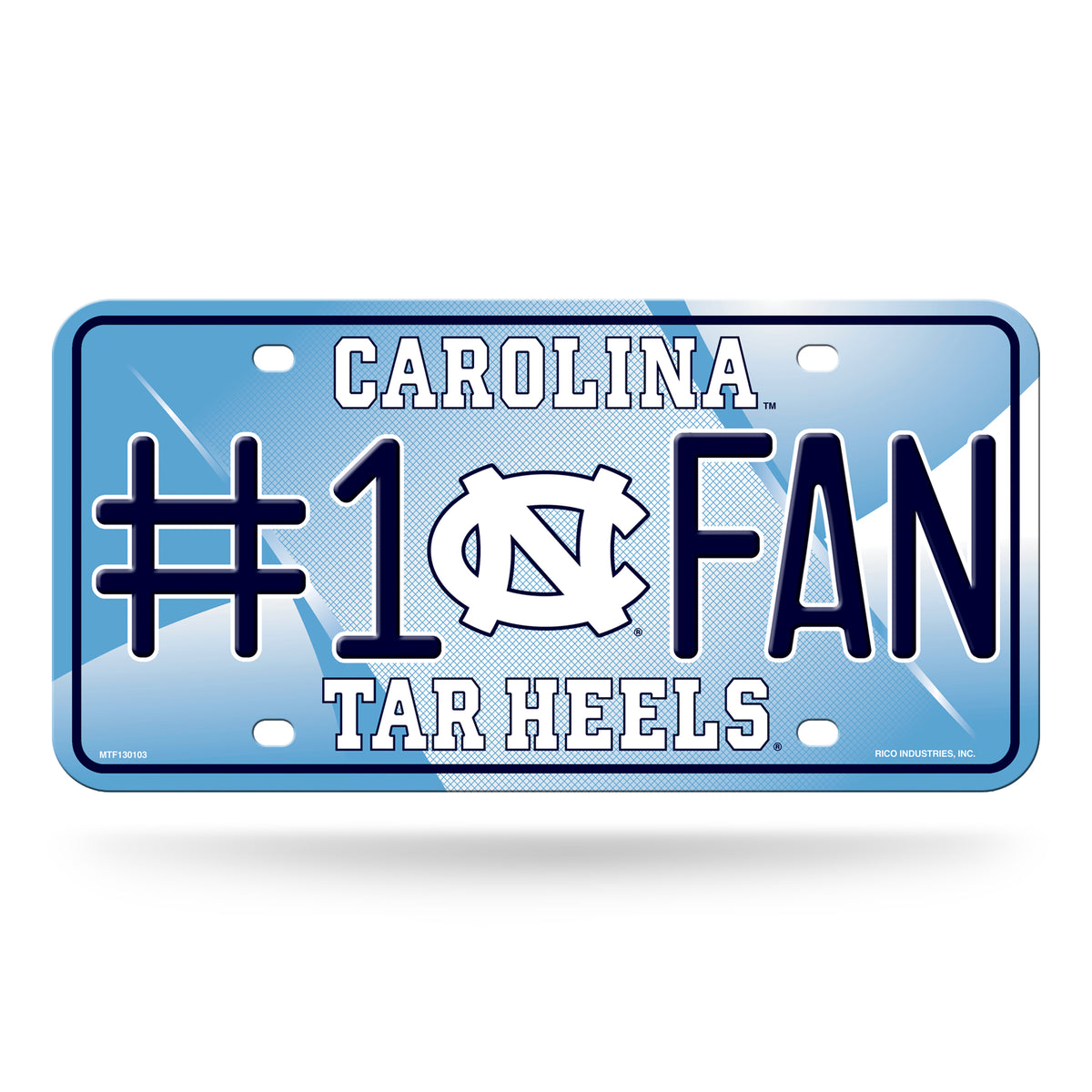 North Carolina Tar Heels License Plate #1 Fan - Special Order