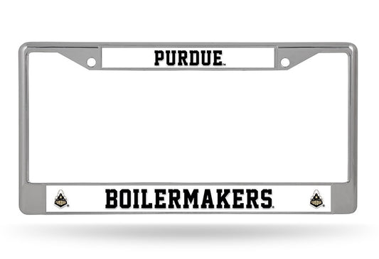 Purdue Boilermakers License Plate Frame Chrome