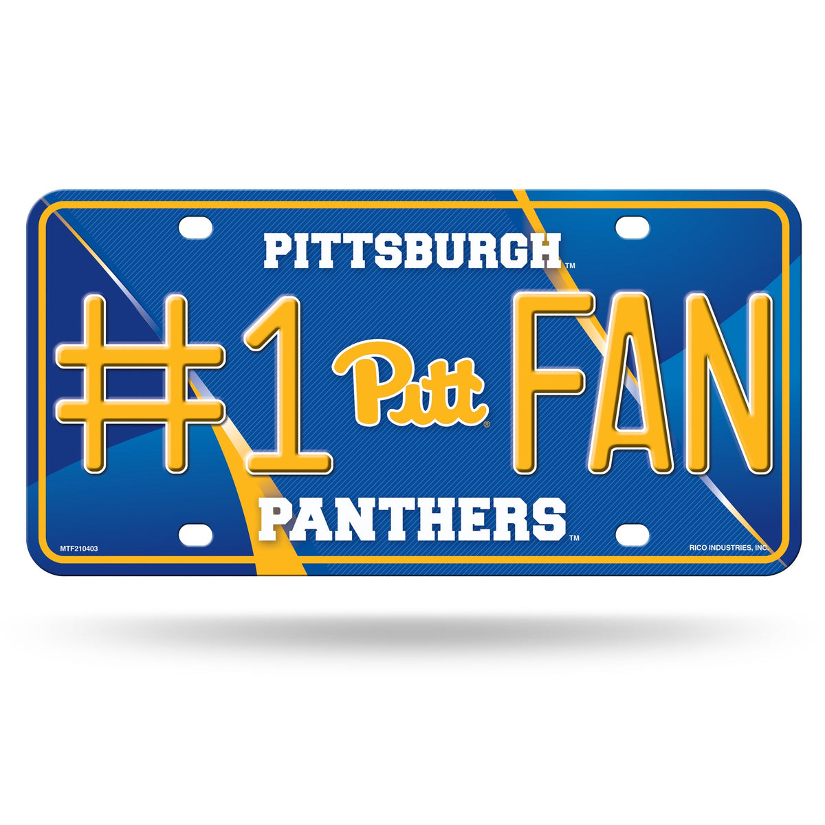 Pittsburgh Panthers License Plate #1 Fan - Special Order