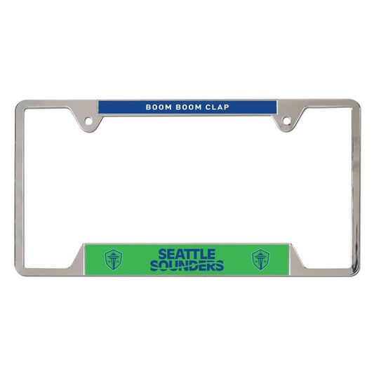 Seattle Sounders License Plate Frame Metal