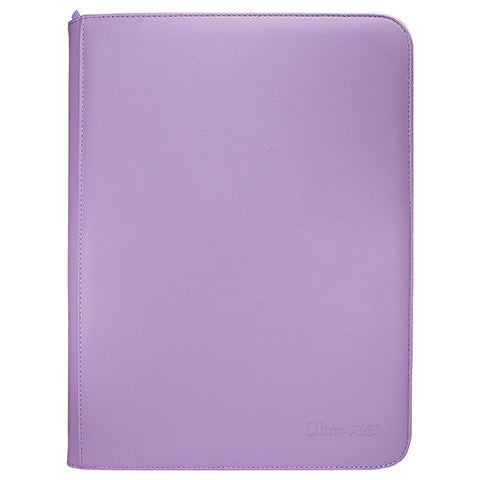 Vivid 9 Pocket Zippered PRO-Binder Purple