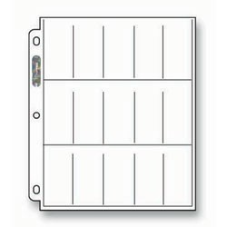15-Pocket Platinum Page for Tobacco Cards (100ct)