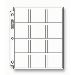 12-Pocket Platinum Page with 2-1/4x2-1/2 Pockets (100ct)