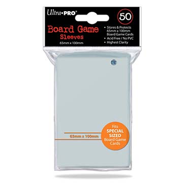 Ultra Pro Board Game Sleeve 65mm x 100mm - 50pk - Special Order
