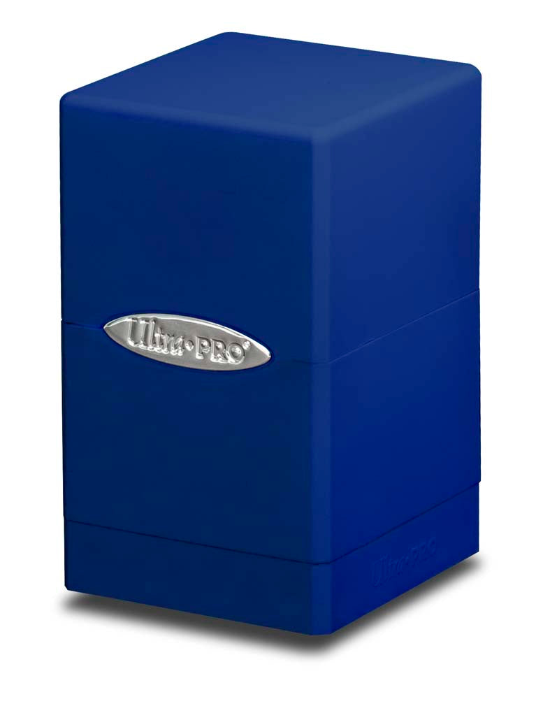 Satin Tower Deck Box - Blue