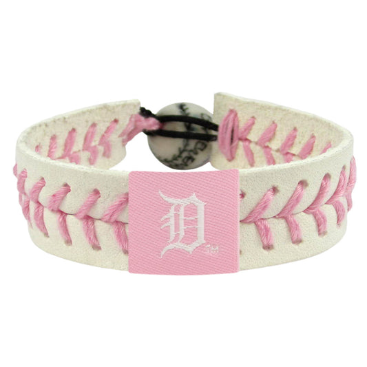 Detroit Tigers Bracelet Baseball Pink CO