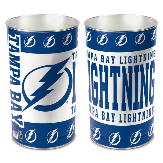 Tampa Bay Lightning Wastebasket 15 Inch - Special Order