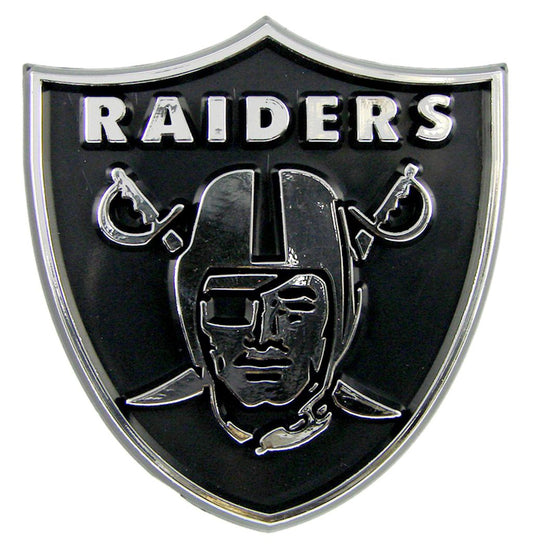 Las Vegas Raiders Auto Emblem - Silver