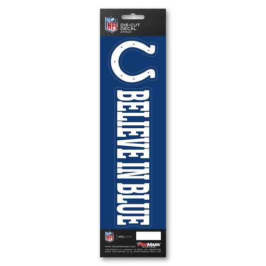 Indianapolis Colts Decal Die Cut Slogan Pack