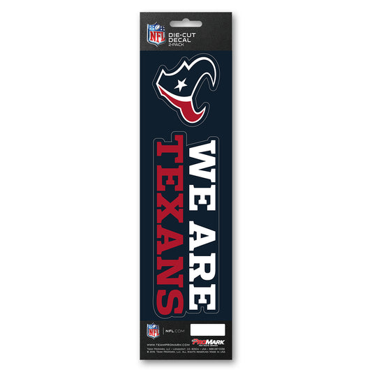 Houston Texans Decal Die Cut Slogan Pack