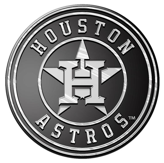 Houston Astros Auto Emblem - Silver