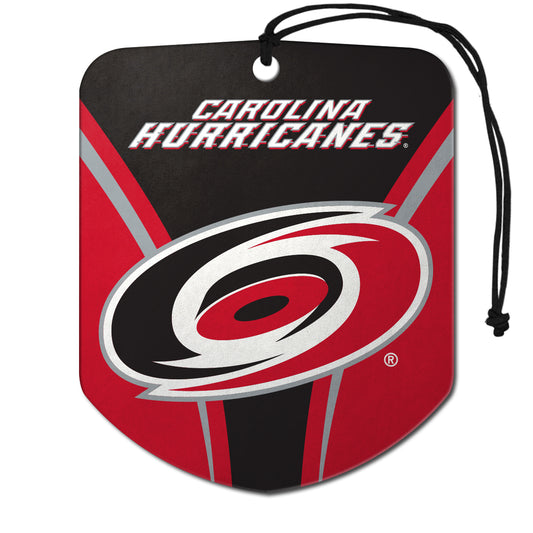 Carolina Hurricanes Air Freshener Shield Design 2 Pack - Special Order