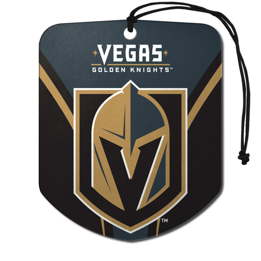 Vegas Golden Knights Air Freshener Shield Design 2 Pack
