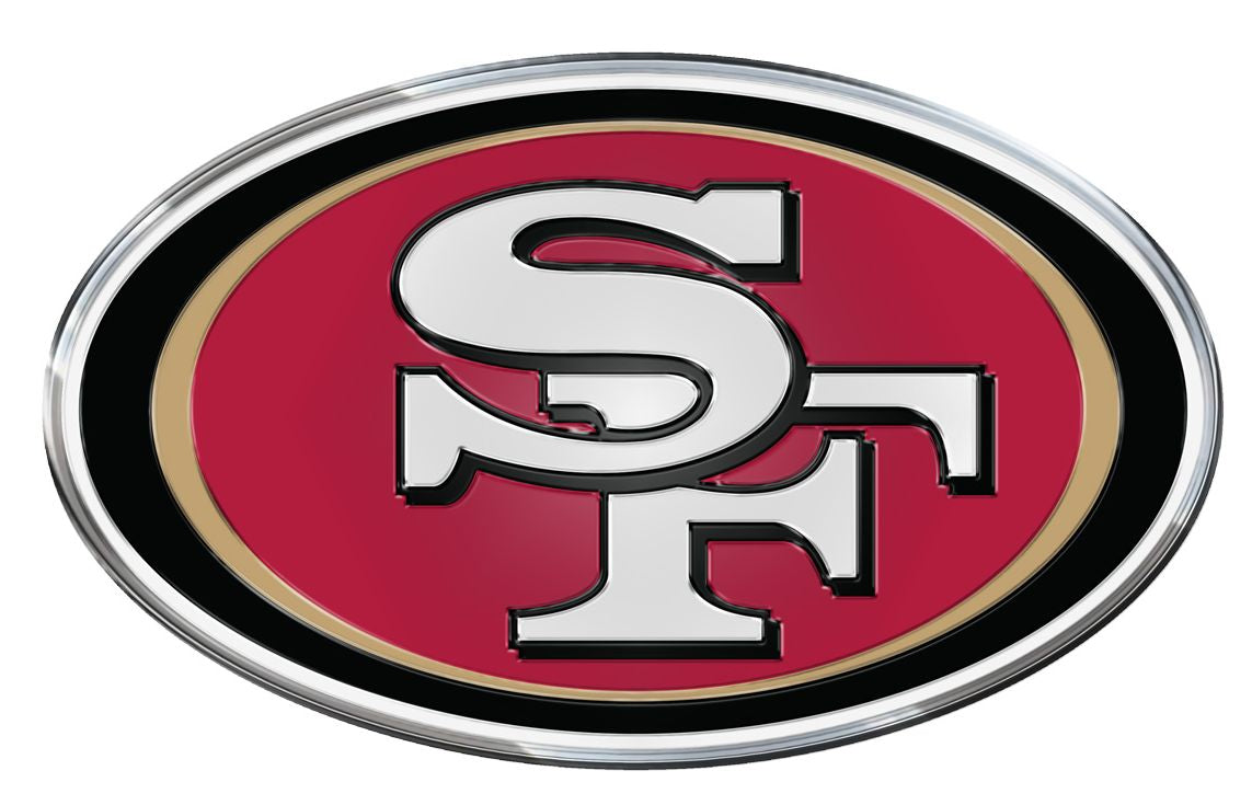 San Francisco 49ers Auto Emblem - Color